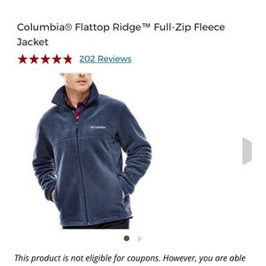 NWT Men's Columbia Fleece Jacket